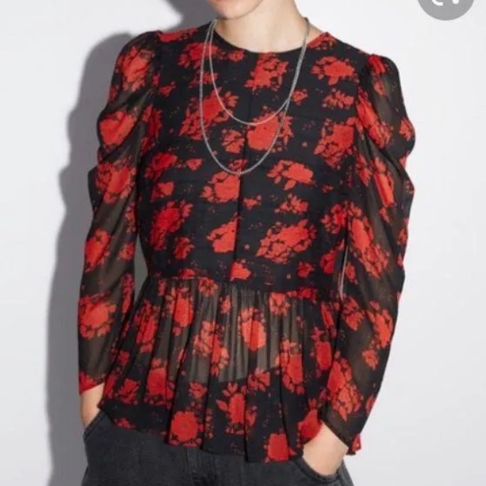 Zara Blouse. Size Medium